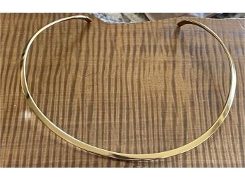 Barse Thailand Gold Tone 5.5' X 5'choker In Packaging