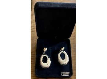 Sterling Silver Earrings In Original Box
