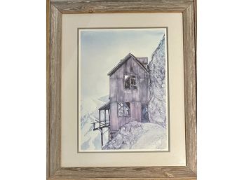 Michael Darr Signed Limited Edition Mine Print 70/350 In Barn Wood Frame