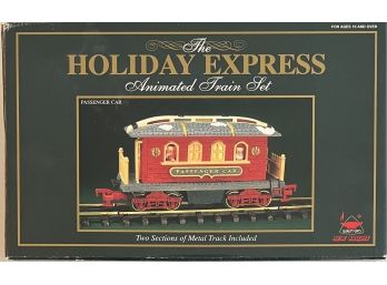 The Holiday Express Animated Train Set Passenger Car No. 384-5 In Original Box