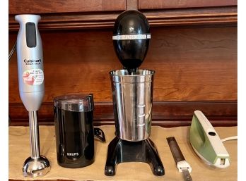 Hamilton Beach Classic Drink Mixer & Electric Knife, Cuisinart Smart Stick, Krups Coffee Grinder