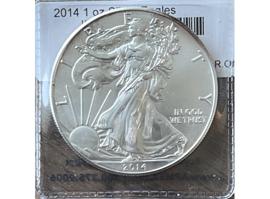 2014 1 Troy Oz .999 Silver Eagle