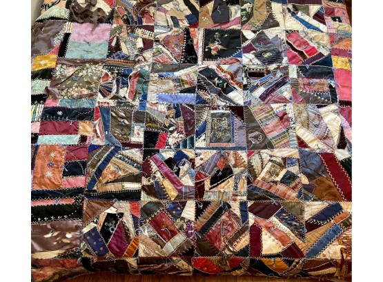 Vintage Crazy Quilt (as Is)
