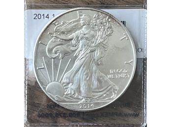 2014 1 Troy Oz. .999 Silver Silver Eagle