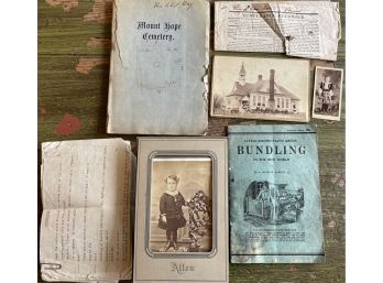 Antique Photographs - Temperance Recorder 1834, Little Known Facts About Bundling In The New World, And More