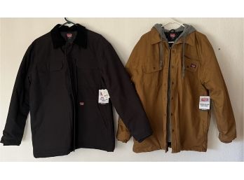 Wrangler WorkWear Men's Size XL And Large Lined Jackets With Original Tags