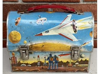 The American Thermos 1960 Space Dome Vintage Lunch Box (as Is)
