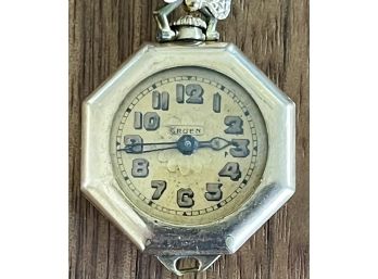 Gruen Art Deco Pocket Wrist Watch 15 Jewel 25 Year 534300 808 1/2 W 1-10 12K Gold Filled Wrist Lace Band