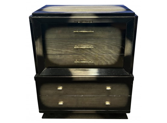 Vintage America Of Martinsville Black & Grey 5-drawer Dresser