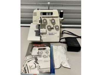 Bernette For Bernina 334DS Sewing Machine Model No. MO334DSE With Original Book, Accessories, And Foot Pedal