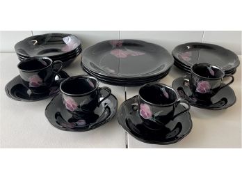 Vintage Mikasa Rondo 4 Dinnerware Set - Plates - Bowls - Cups