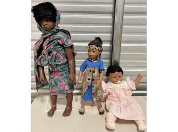 United Children Of The World Limited Edition Doll, MBI Doll, And  A BB Baby Doll Made In Spain