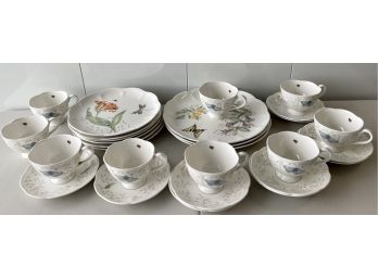 Lenox Butterfly Meadow Dinnerware - Cups - Saucers - Plates
