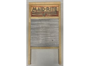 Vintage Made-rite Columbus Washboard Co. Standard Family Size Washboard No. 2072