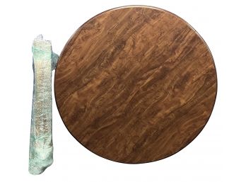 Wood And Veneer Formica Top Dining Room Table