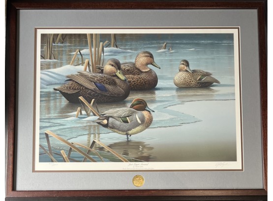 Ducks Unlimited Robert Leslie Just Layin' Around Signed Limited Edition Print 30275000 In Frame