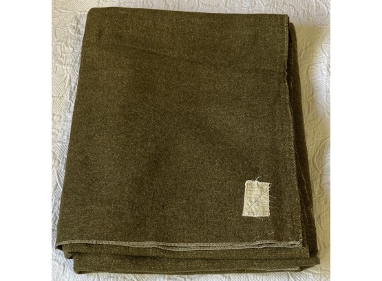 Antique Alex Smith & Sons WWI Wool 66 X 80 Inch Blanket With Original Tag 1917