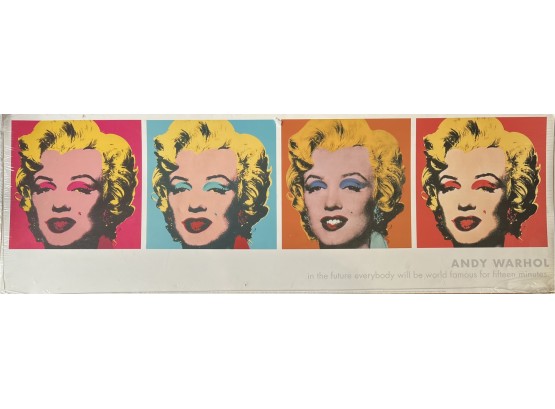 Andy Warhol 2007 Reproduction Marilyn Monroe Horizontal Poster