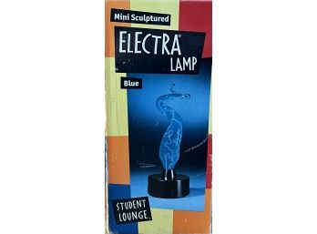 Blue Electra Lamp From Student Lounge With Original Box