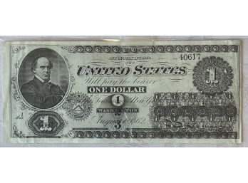1862 One Dollar Legal Tender Note (( Reproduction ))