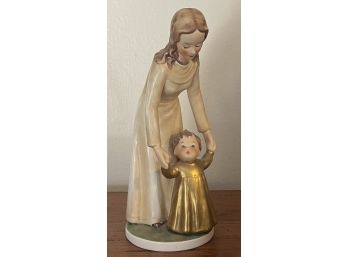 Goebel Byi56 Her Shining Moment Mother And Child Figurine 1966 Signed Charlotte Byi