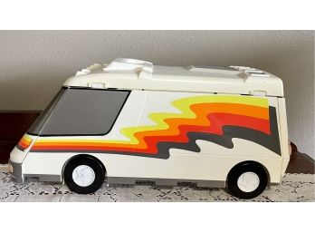 1991 Micromachines Fold Out Van Playset