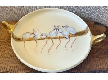 Rosenthal Selb Bavaria Donatello Painted Mice Dish