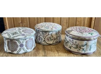 (3) Classic Traditions J.c. Penny Dresser Jars