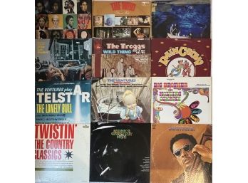 (12) Assorted Vintage Vinyl Albums - The Who, Rain Crow, Charles Mingus, Monk, And More