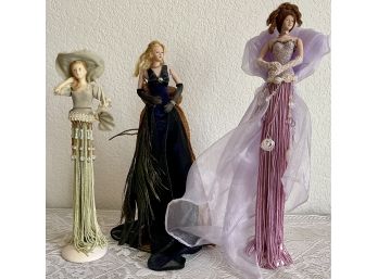 (3) Vintage Paragon Tassel Dolls
