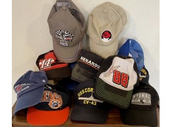 Assorted Hat Lot - Sports, Nascar, Advertising, And More