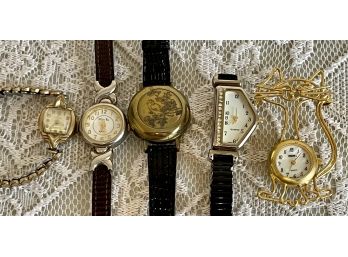 Vintage Watch Lot - Orvin, Willow Bay, Consort, Meow Watch (as Is)