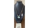 Angie Olami 20' Sterling Silver & Sea Glass Necklace
