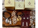 8 Premier Designs Jewelry Earrings - Necklaces - Carmel Latte - Aspen - Lizzie - Hidden Treasures - Coastal