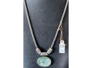 Angie Olami 20' Sterling Silver & Sea Glass Necklace