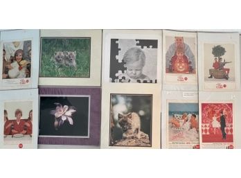 (10) Assorted Prints Including (6) 1960s Coca Cola, Wildlife Photography, & JD Hillberry