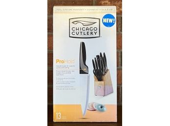 Chicago Cutlery Prohold 13 Piece Knife Set With Block In Original