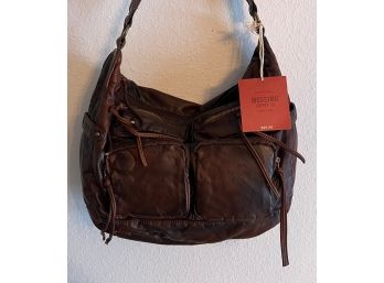 Mossimo Supply Co Brown Faux Leather Purse With Original Tag