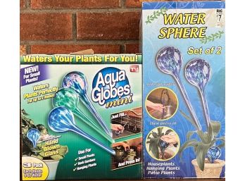 (2) Sets Of Water Spheres In Original Boxes - 2 Piece And 3 Piece