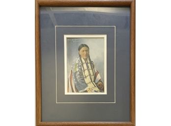 Framed Print Alice Lone Bear Sioux In Frame