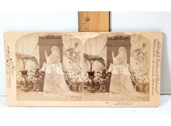 Ghost Stereoview - 'The Haunted Lovers'