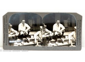 Stereoview - Boxer Max Schmeling