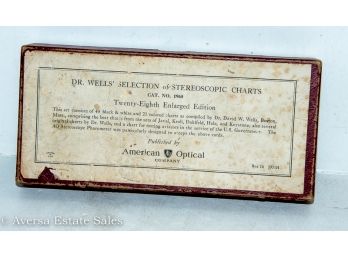 Vintage 'Dr. Wells Selection Of Stereoscopic Charts'