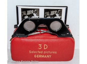 Vintage German Raumbild Verlag Viewer With Over 150 3D Stereoviews - USPS Shipping Available