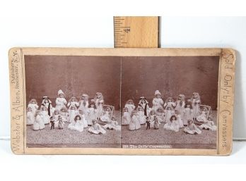 Stereoview - 'the Doll Convention'