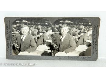 RARE! - Will Rogers Stereoview