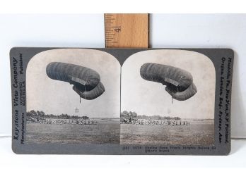 Stereoview - French Dirigible