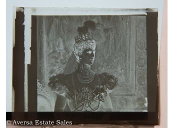 Glass Negative - Queen Mary Portrait