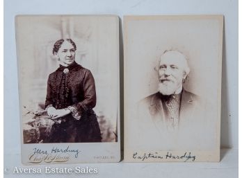 Cabinet Photos - Captain And Mrs. Harding