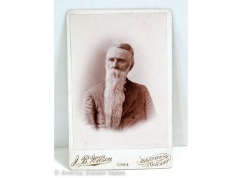 Cabinet Photo - Long Bearded Man